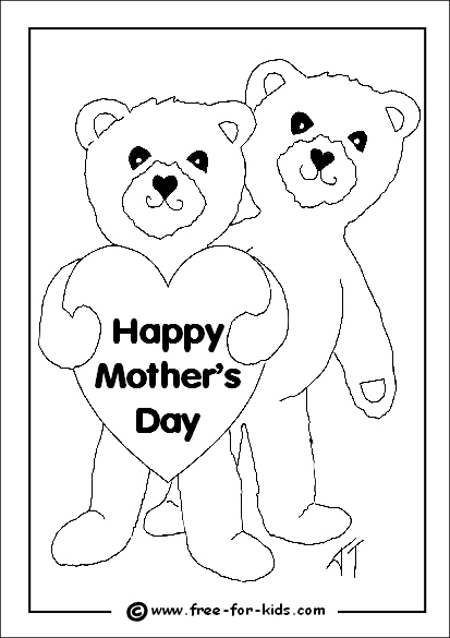 ぬりえページ: 母の日 (祝日および特別行事) #130000 - 無料の印刷可能なぬりえページ