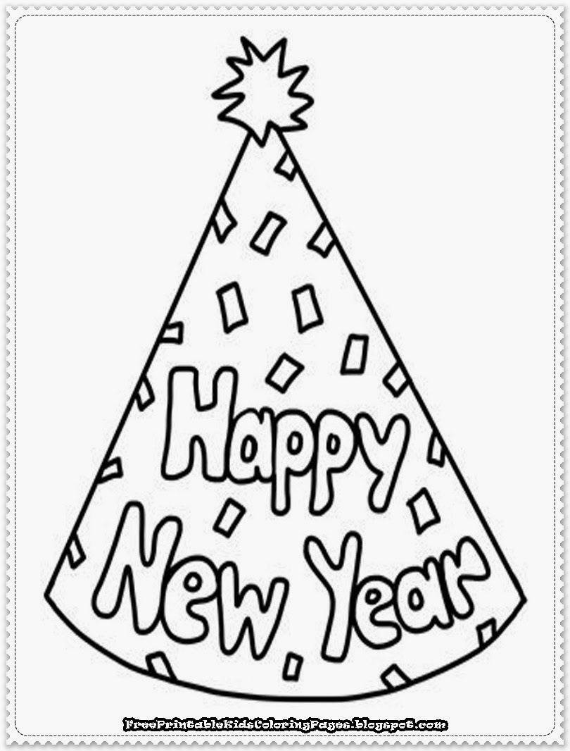 ぬりえページ: 新年 (祝日および特別行事) #60757 - 無料の印刷可能なぬりえページ
