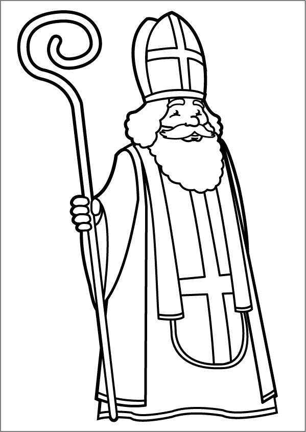 ぬりえページ: 聖ニコラス (祝日および特別行事) #59114 - 無料の印刷可能なぬりえページ