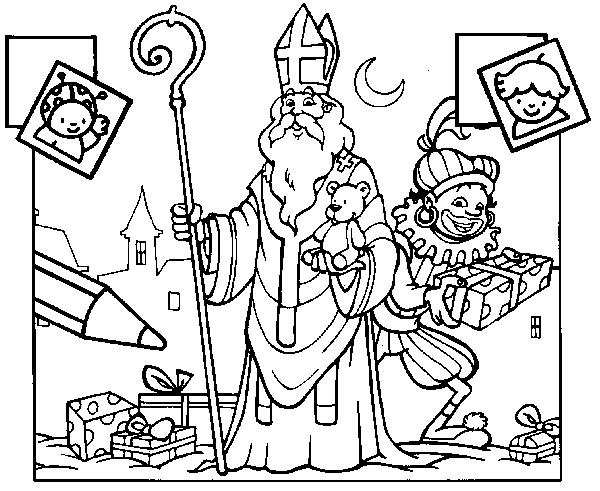 ぬりえページ: 聖ニコラス (祝日および特別行事) #59156 - 無料の印刷可能なぬりえページ