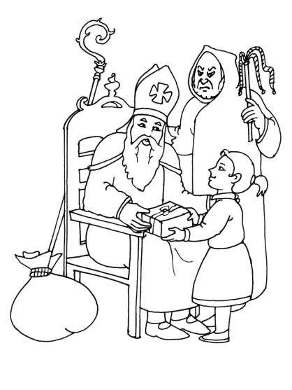 ぬりえページ: 聖ニコラス (祝日および特別行事) #59235 - 無料の印刷可能なぬりえページ