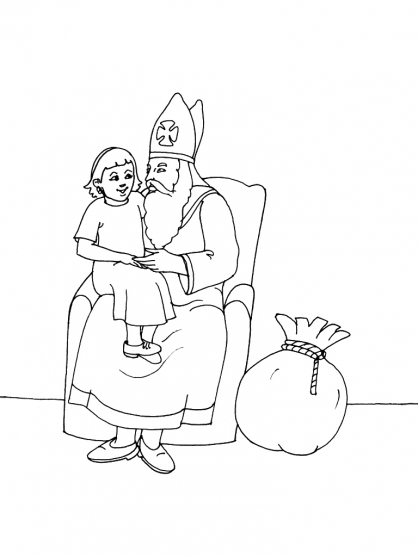 ぬりえページ: 聖ニコラス (祝日および特別行事) #59279 - 無料の印刷可能なぬりえページ