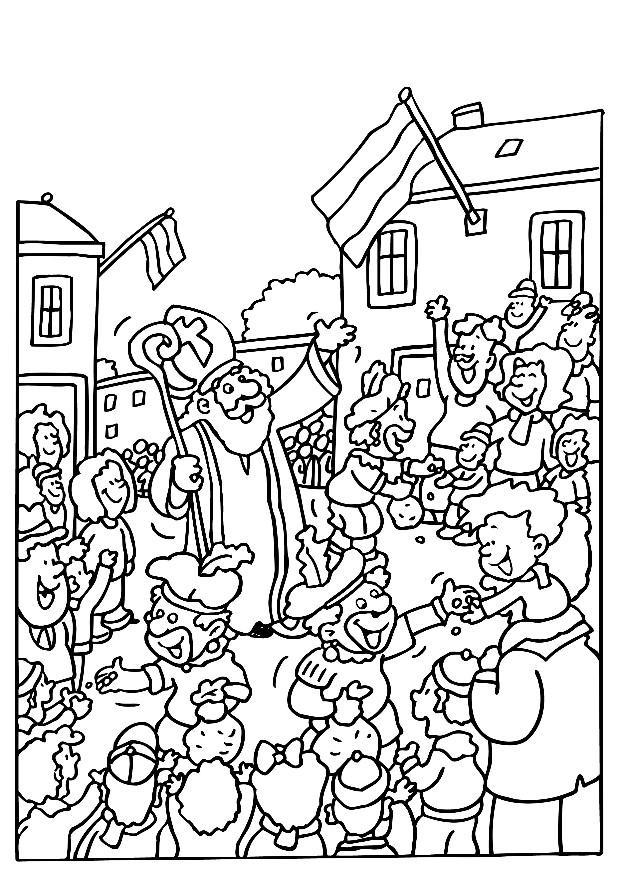 ぬりえページ: 聖ニコラス (祝日および特別行事) #59288 - 無料の印刷可能なぬりえページ