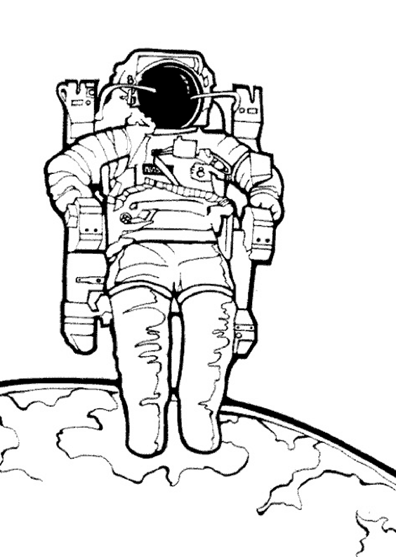 ぬりえページ: 宇宙飛行士 (取引と職業) #87596 - 無料の印刷可能なぬりえページ