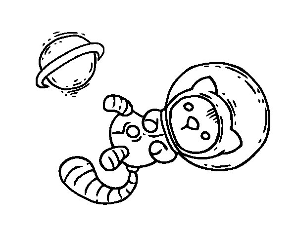 ぬりえページ: 宇宙飛行士 (取引と職業) #87610 - 無料の印刷可能なぬりえページ