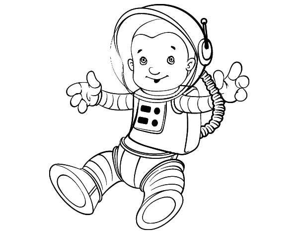 ぬりえページ: 宇宙飛行士 (取引と職業) #87630 - 無料の印刷可能なぬりえページ