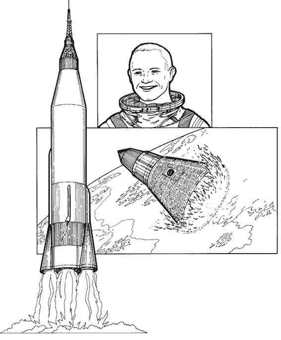 ぬりえページ: 宇宙飛行士 (取引と職業) #87634 - 無料の印刷可能なぬりえページ