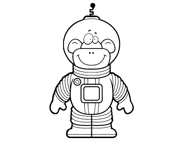 ぬりえページ: 宇宙飛行士 (取引と職業) #87672 - 無料の印刷可能なぬりえページ