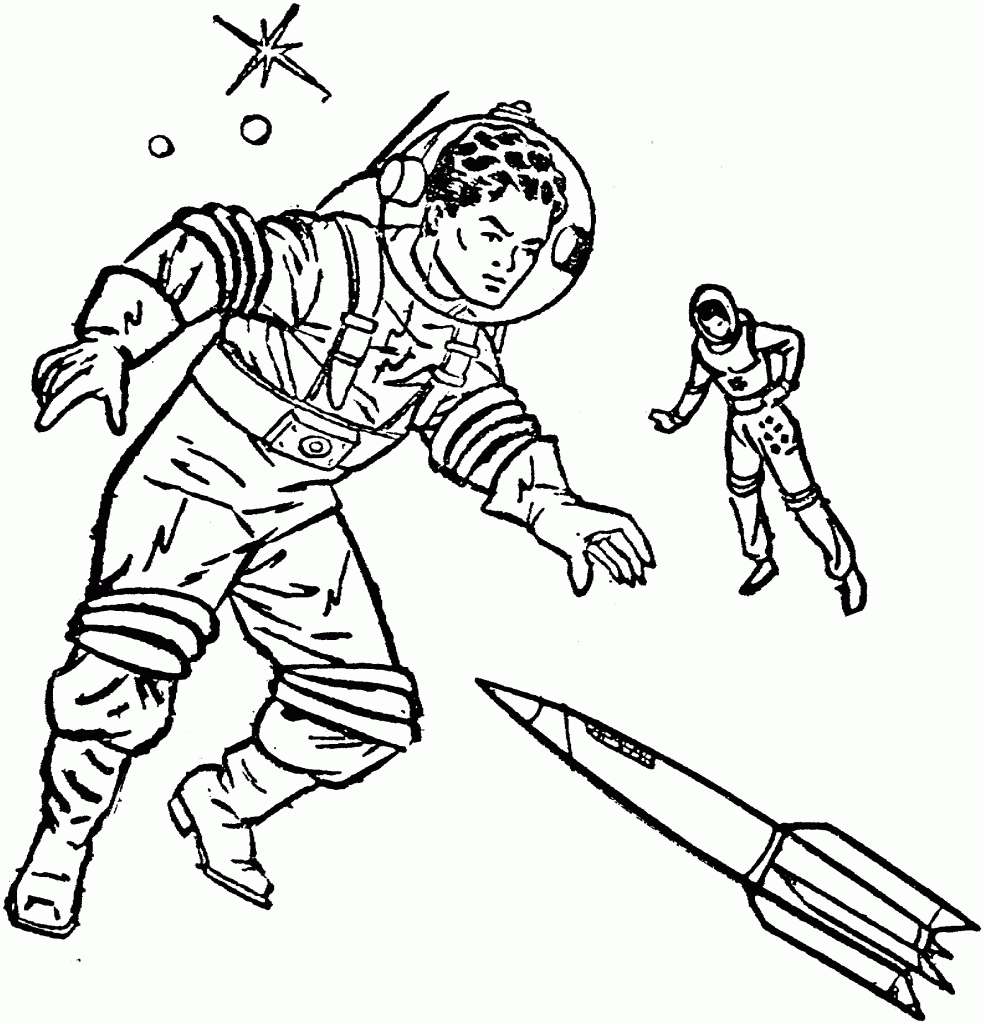ぬりえページ: 宇宙飛行士 (取引と職業) #87694 - 無料の印刷可能なぬりえページ