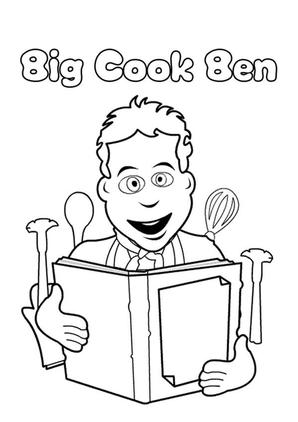 ぬりえページ: 料理する / 料理する (取引と職業) #91828 - 無料の印刷可能なぬりえページ