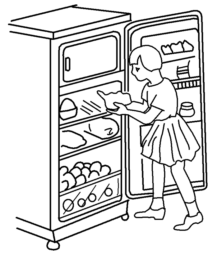 ぬりえページ: 料理する / 料理する (取引と職業) #91838 - 無料の印刷可能なぬりえページ