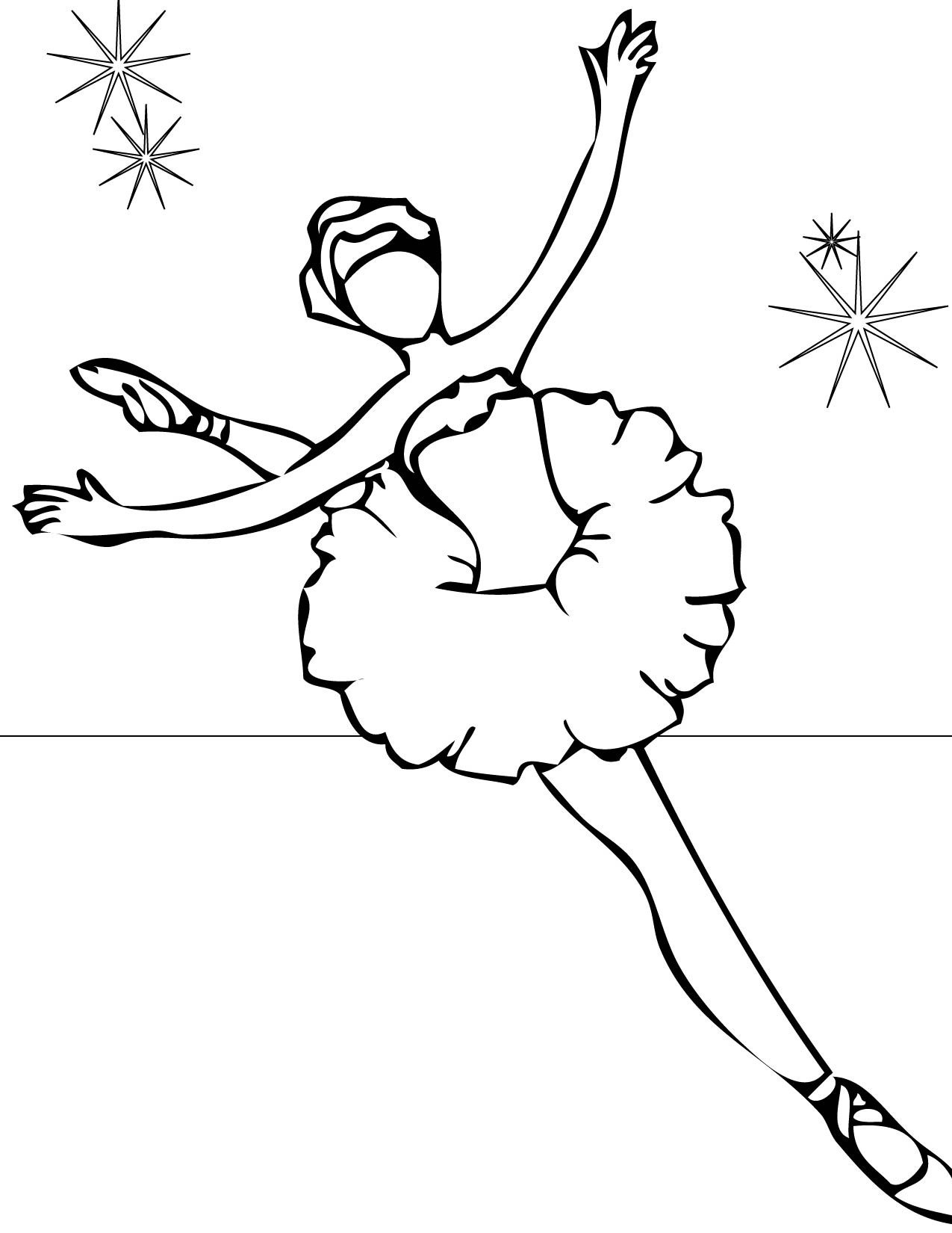 ぬりえページ: ダンサー / ダンサー (取引と職業) #92117 - 無料の印刷可能なぬりえページ