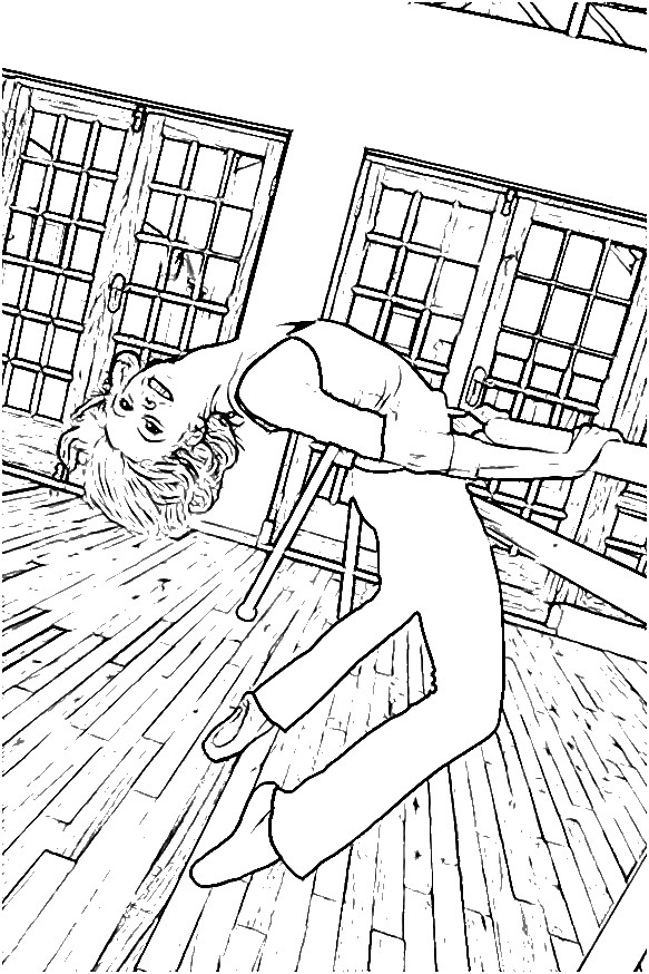 ぬりえページ: ダンサー / ダンサー (取引と職業) #92269 - 無料の印刷可能なぬりえページ
