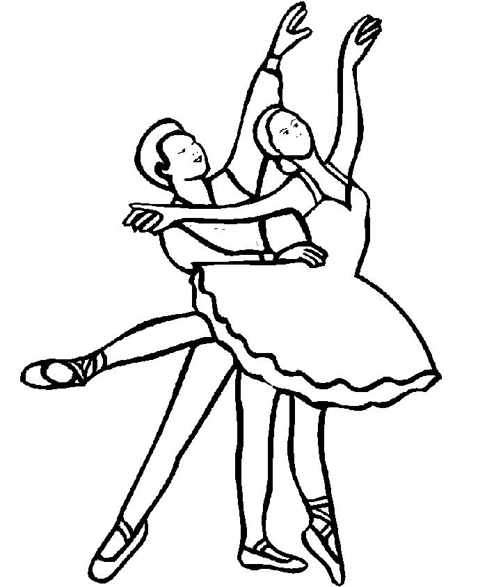 ぬりえページ: ダンサー / ダンサー (取引と職業) #92301 - 無料の印刷可能なぬりえページ