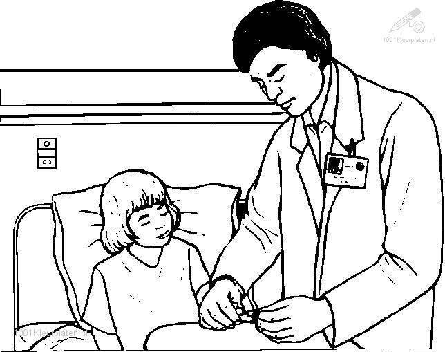 ぬりえページ: 医師 / 医師 (取引と職業) #93514 - 無料の印刷可能なぬりえページ