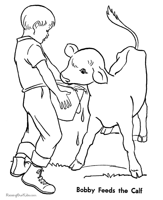 ぬりえページ: 農家 (取引と職業) #96439 - 無料の印刷可能なぬりえページ