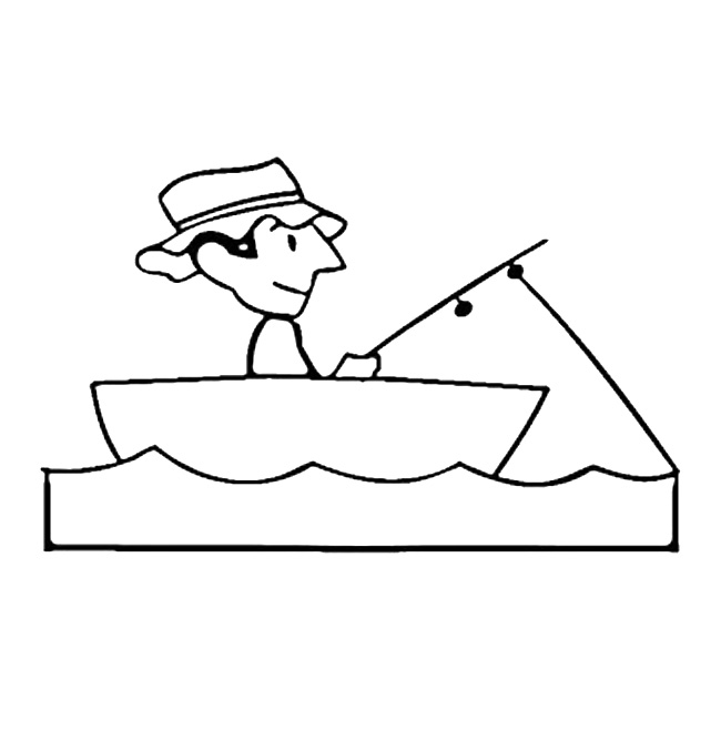 ぬりえページ: 漁師 (取引と職業) #103959 - 無料の印刷可能なぬりえページ