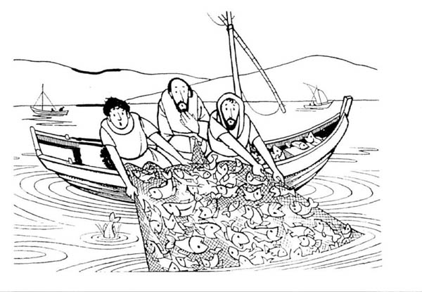 ぬりえページ: 漁師 (取引と職業) #103989 - 無料の印刷可能なぬりえページ