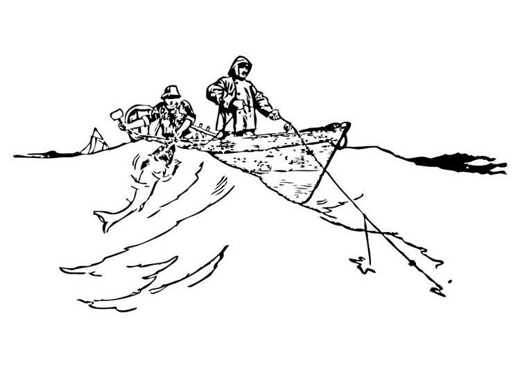ぬりえページ: 漁師 (取引と職業) #103992 - 無料の印刷可能なぬりえページ
