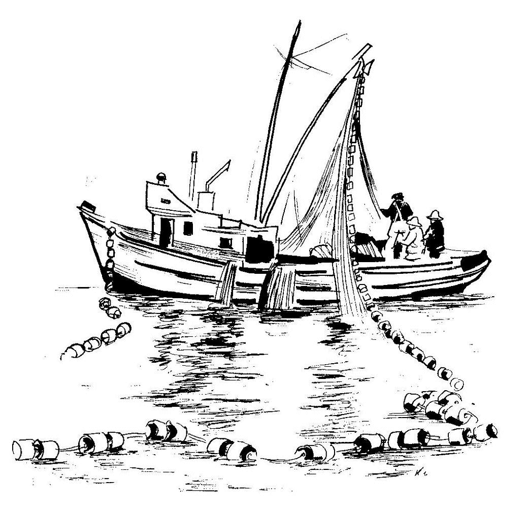 ぬりえページ: 漁師 (取引と職業) #104059 - 無料の印刷可能なぬりえページ