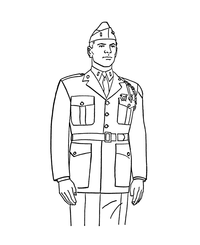 ぬりえページ: 軍隊 (取引と職業) #102381 - 無料の印刷可能なぬりえページ