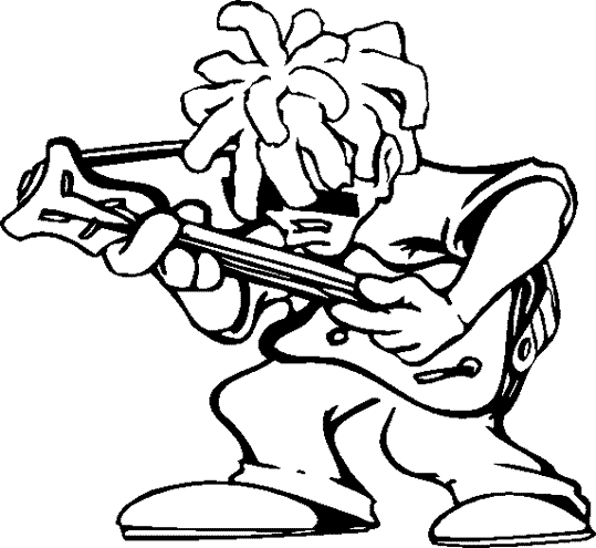 ぬりえページ: 音楽家 (取引と職業) #102628 - 無料の印刷可能なぬりえページ