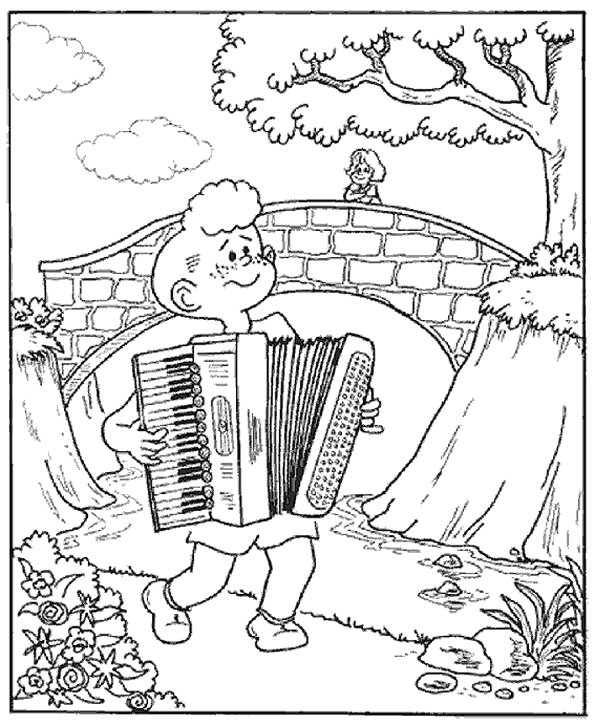 ぬりえページ: 音楽家 (取引と職業) #102639 - 無料の印刷可能なぬりえページ