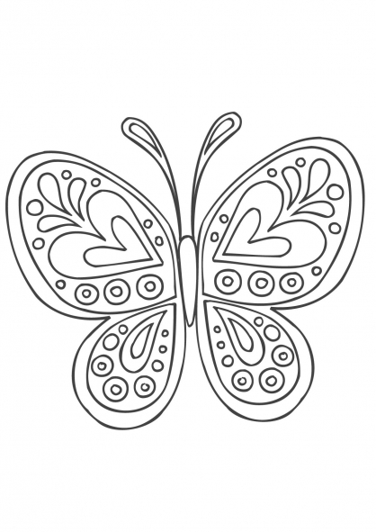 ぬりえページ: 蝶曼荼羅 (マンダラ) #117381 - 無料の印刷可能なぬりえページ