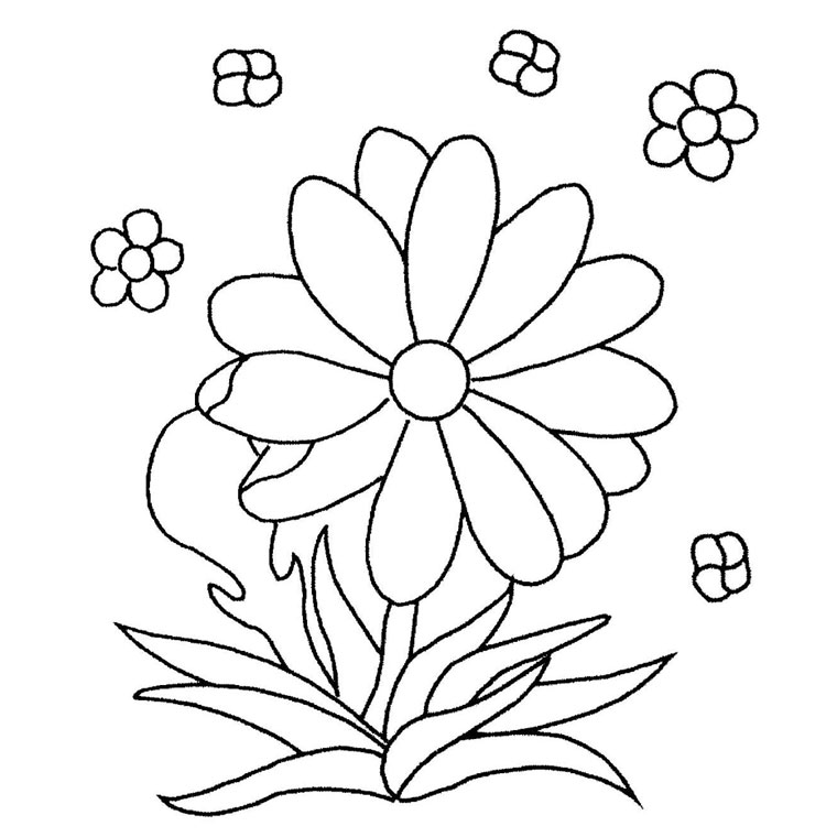 ぬりえページ: 花 (自然と季節) #154982 - 無料の印刷可能なぬりえページ