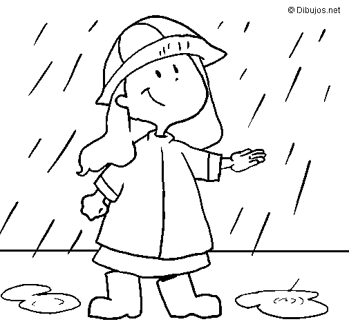 ぬりえページ: 雨 (自然と季節) #158214 - 無料の印刷可能なぬりえページ