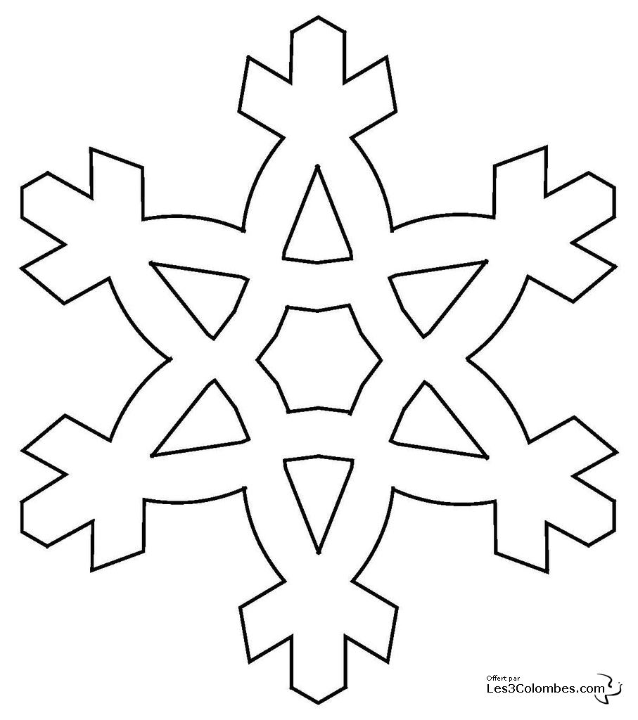 ぬりえページ: 雪の結晶 (自然と季節) #160456 - 無料の印刷可能なぬりえページ