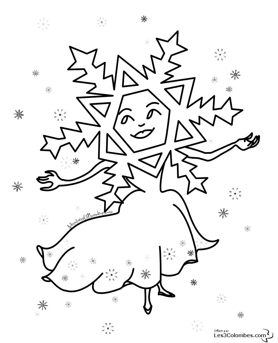ぬりえページ: 雪の結晶 (自然と季節) #160470 - 無料の印刷可能なぬりえページ
