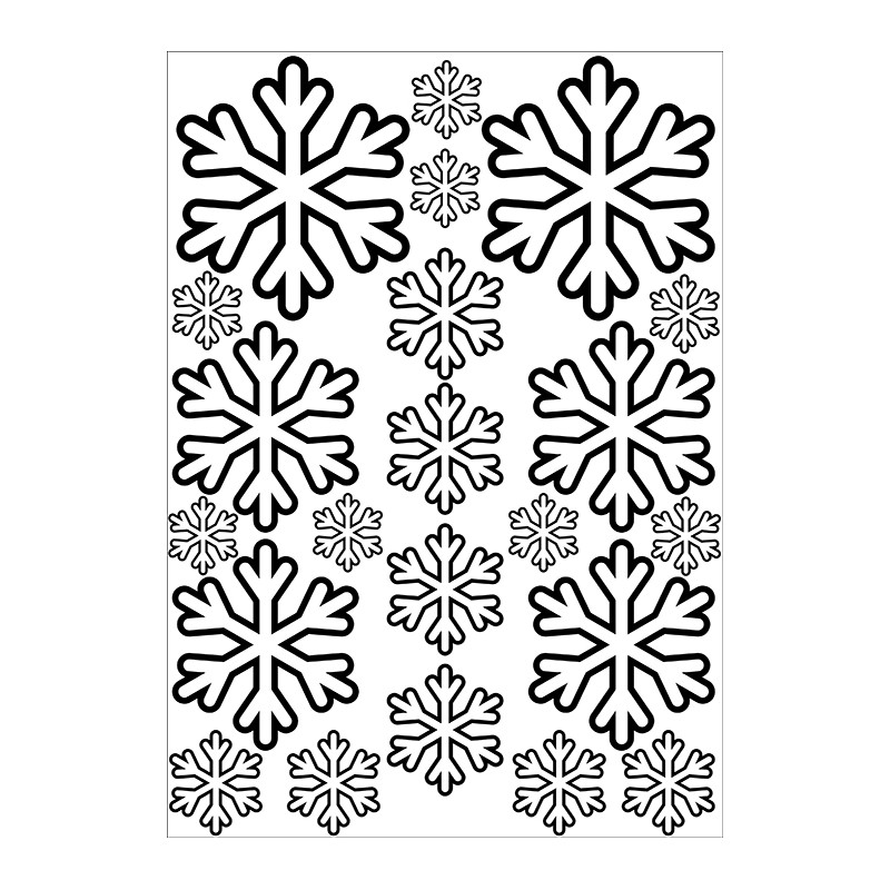ぬりえページ: 雪の結晶 (自然と季節) #160486 - 無料の印刷可能なぬりえページ