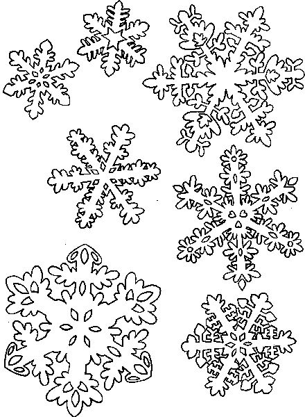 ぬりえページ: 雪の結晶 (自然と季節) #160490 - 無料の印刷可能なぬりえページ