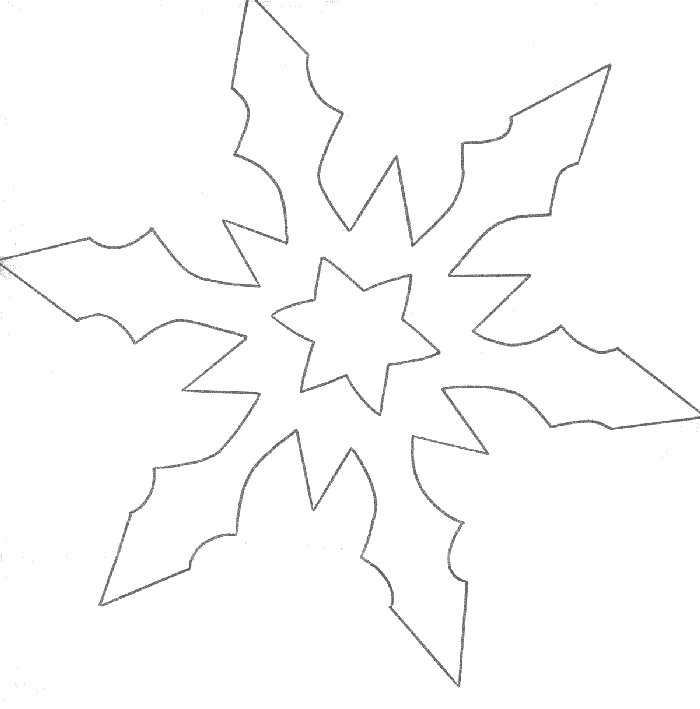 ぬりえページ: 雪の結晶 (自然と季節) #160514 - 無料の印刷可能なぬりえページ