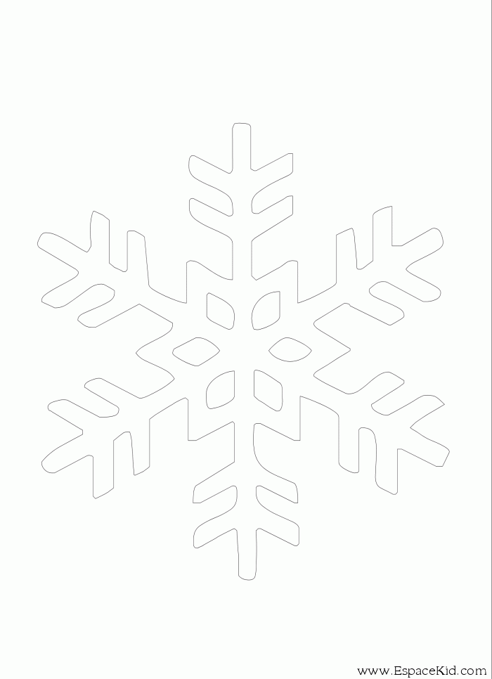 ぬりえページ: 雪の結晶 (自然と季節) #160523 - 無料の印刷可能なぬりえページ
