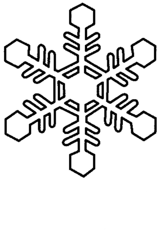 ぬりえページ: 雪の結晶 (自然と季節) #160526 - 無料の印刷可能なぬりえページ