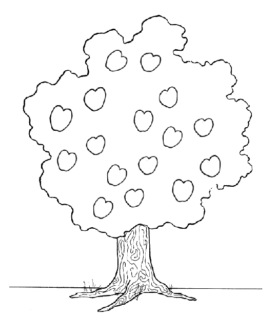 ぬりえページ: リンゴの木 (自然) #163739 - 無料の印刷可能なぬりえページ