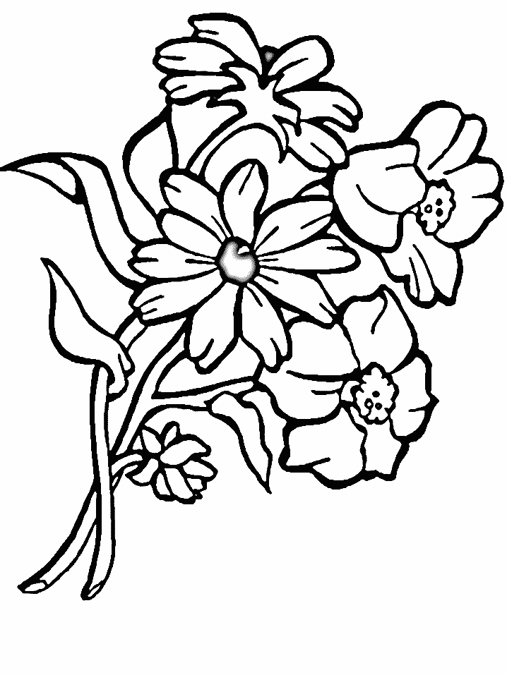 ぬりえページ: 花束 (自然) #160826 - 無料の印刷可能なぬりえページ