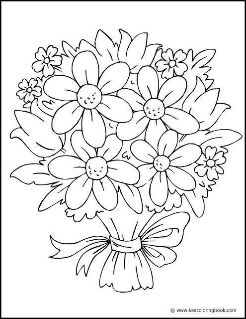 ぬりえページ: 花束 (自然) #160869 - 無料の印刷可能なぬりえページ