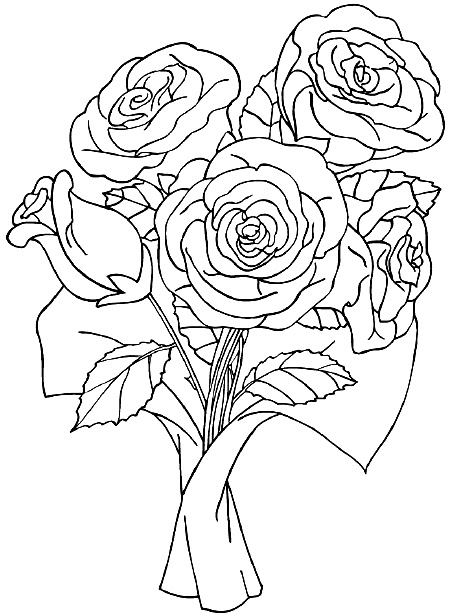 ぬりえページ: 花束 (自然) #160972 - 無料の印刷可能なぬりえページ