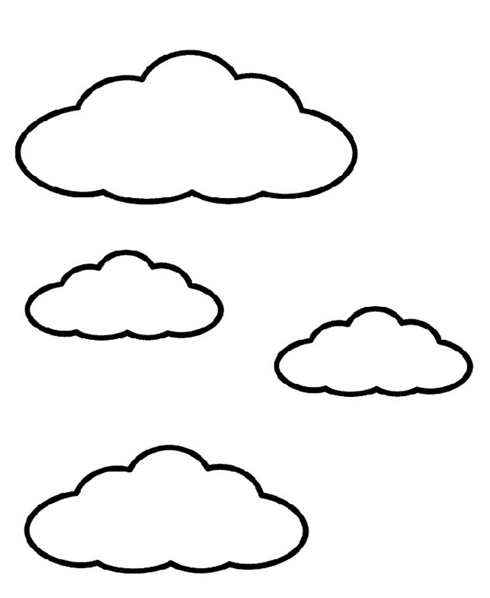 ぬりえページ: 雲 (自然) #157324 - 無料の印刷可能なぬりえページ