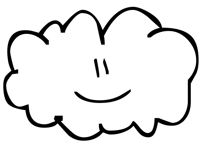 ぬりえページ: 雲 (自然) #157340 - 無料の印刷可能なぬりえページ