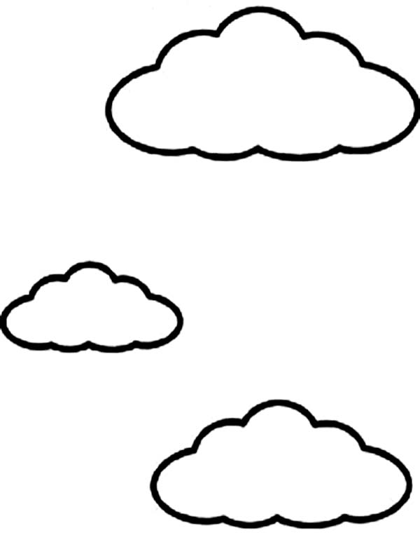 ぬりえページ: 雲 (自然) #157462 - 無料の印刷可能なぬりえページ