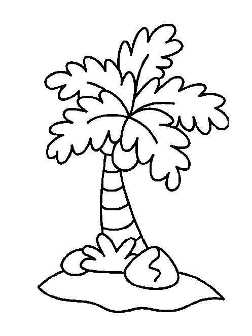 ぬりえページ: 椰子の木 (自然) #162125 - 無料の印刷可能なぬりえページ