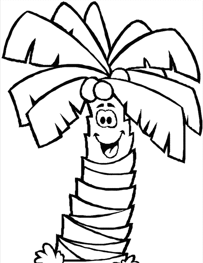 ぬりえページ: 椰子の木 (自然) #162372 - 無料の印刷可能なぬりえページ