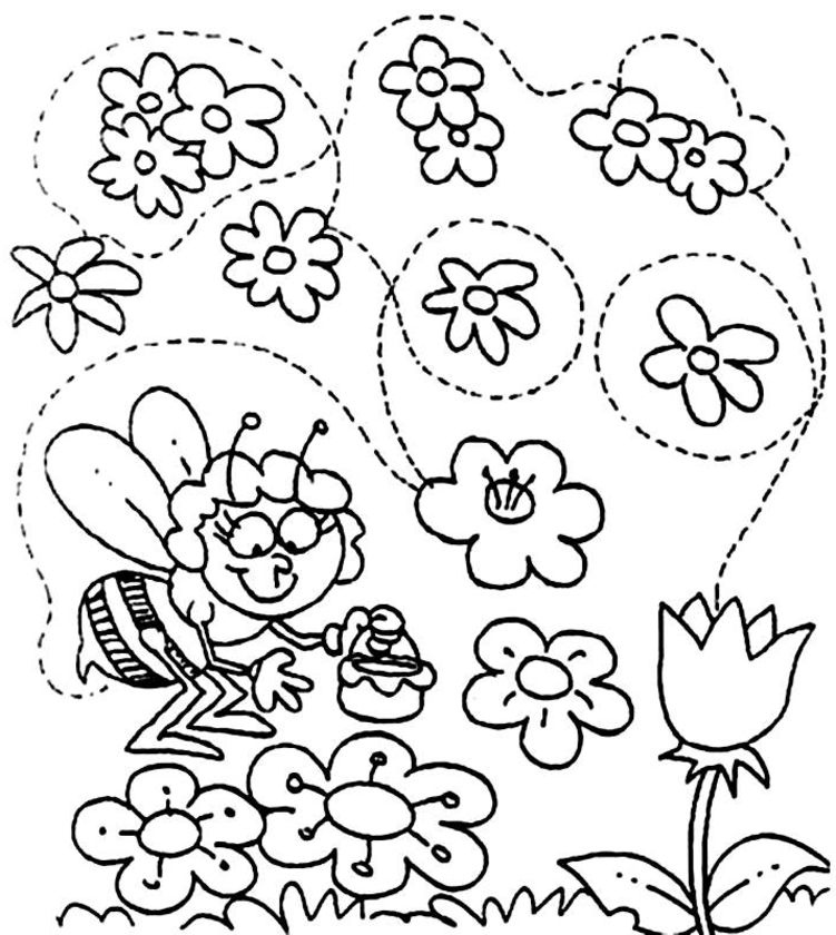 ぬりえページ: デイジー (自然) #161401 - 無料の印刷可能なぬりえページ