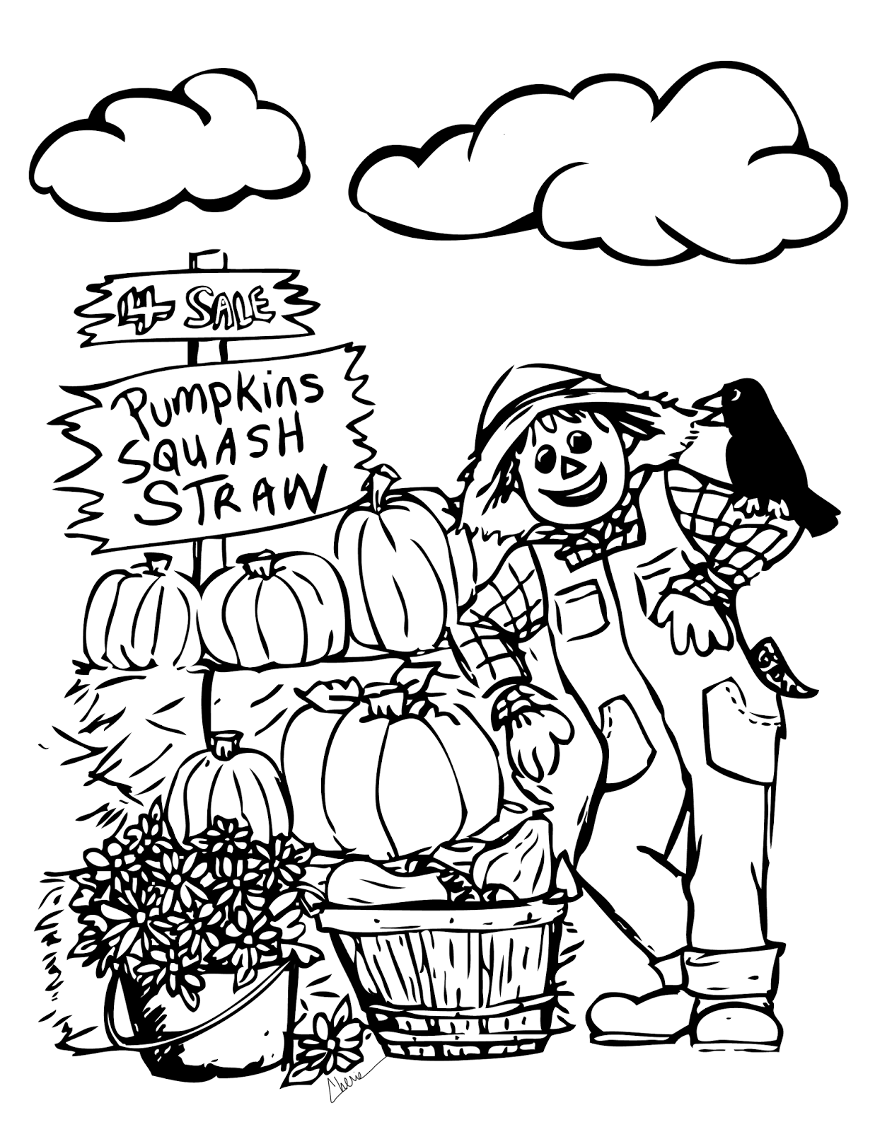 ぬりえページ: 秋のシーズン (自然) #164070 - 無料の印刷可能なぬりえページ