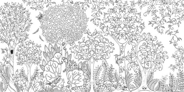 ぬりえページ: 森 (自然) #157030 - 無料の印刷可能なぬりえページ