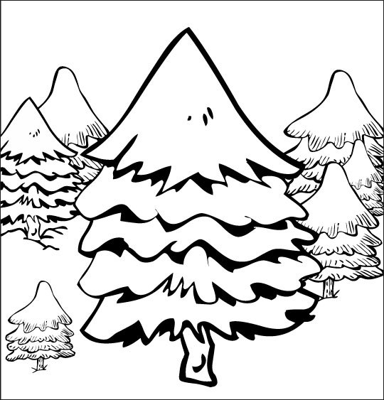ぬりえページ: 森 (自然) #157051 - 無料の印刷可能なぬりえページ